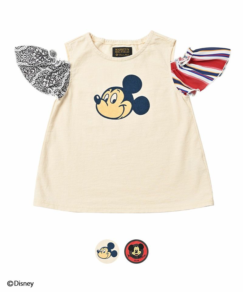 ミッキーマウス 袖フリルチュニック トップス 子供服のセレクトショップ Markey S Online Store マーキーズ公式通販
