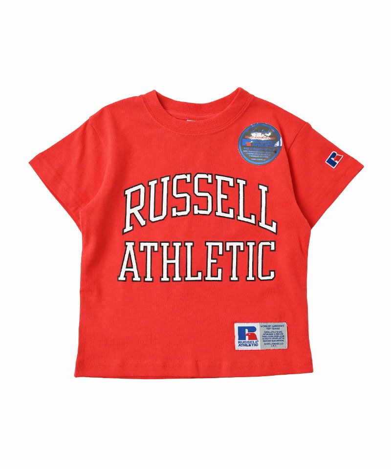 NET限定OUTLET価格】RUSSELL アーチプリントTee ｜ トップス ｜ 子供服