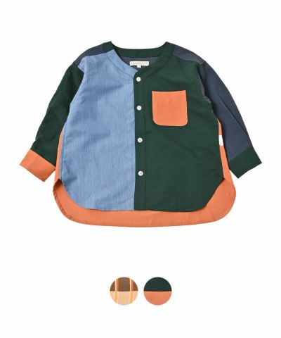 ブロックチェックリメイクTシャツ ｜ トップス ｜ 子供服のセレクト 