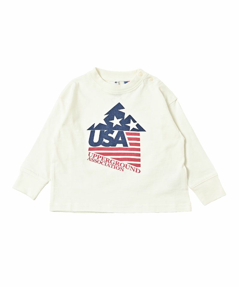 コットンUSA プリントロンT ｜ トップス ｜ 子供服のセレクトショップ