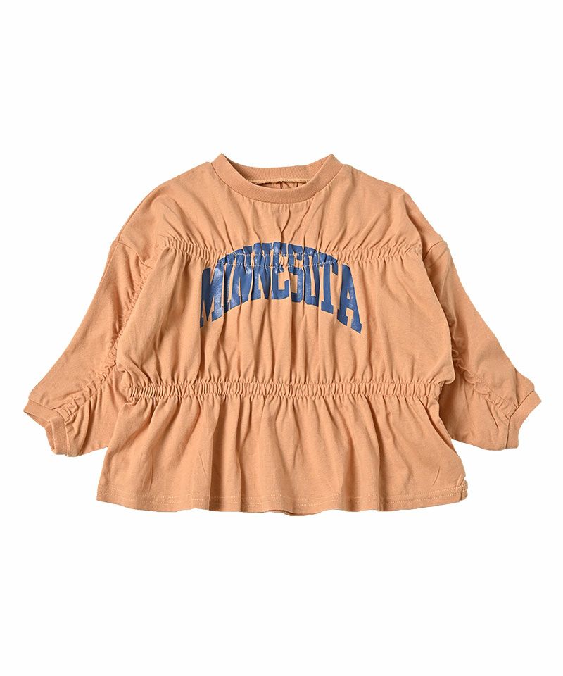 Jr.カレッジロゴギャザーロンT | トップス | 子供服のセレクトショップ MARKEY'S ONLINE STORE マーキーズ公式通販
