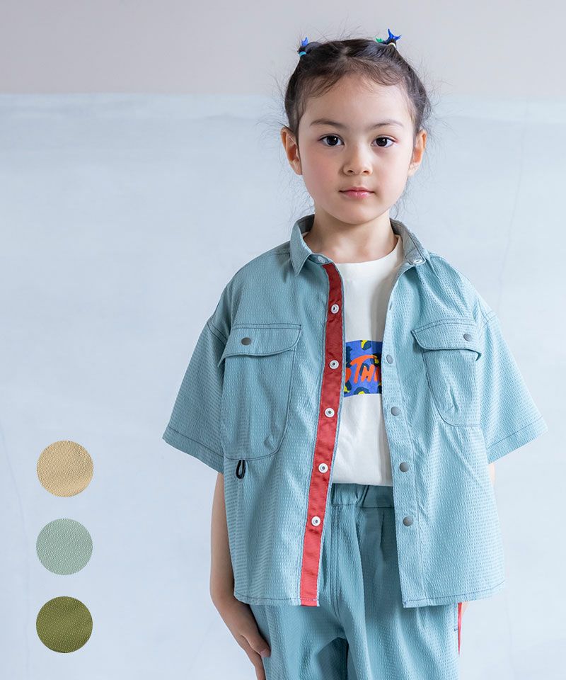 キャンプハンソデシャツ ｜ トップス ｜ 子供服のセレクトショップ