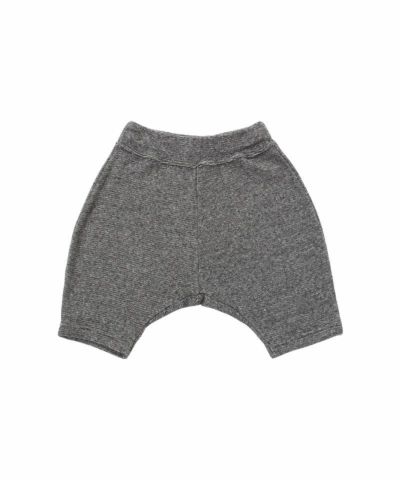 HALB グレー Mサイズ ストレッチサルエルパンツ ストレッチサルエルハーフパンツ(グレー杢) ｜ ボトムス ｜ 子供