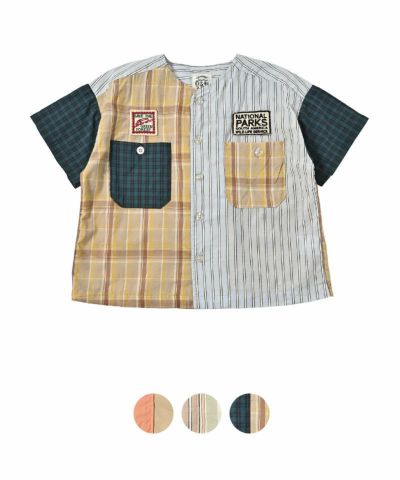 キャンプハンソデシャツ ｜ トップス ｜ 子供服のセレクトショップ