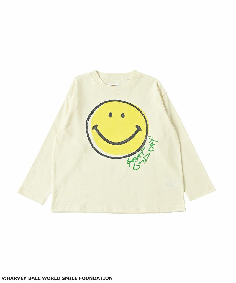 SMILEY FACE ロンTee ｜ トップス ｜ 子供服のセレクトショップ