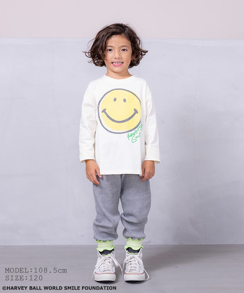 SMILEY FACE ロンTee ｜ トップス ｜ 子供服のセレクトショップ