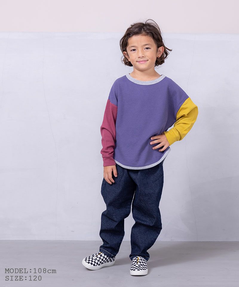 ワッフルロンティー ｜ トップス ｜ 子供服のセレクトショップ