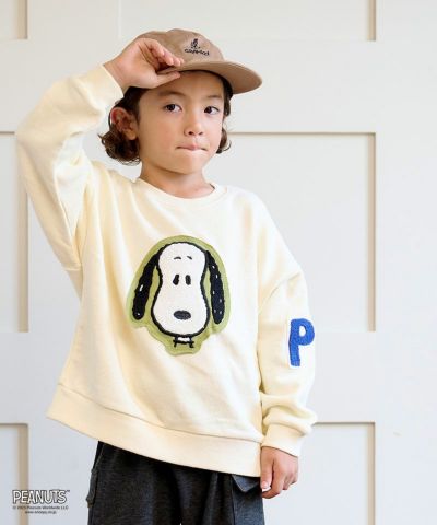 スヌーピー／ワッペントレーナー ｜ トップス ｜ 子供服の