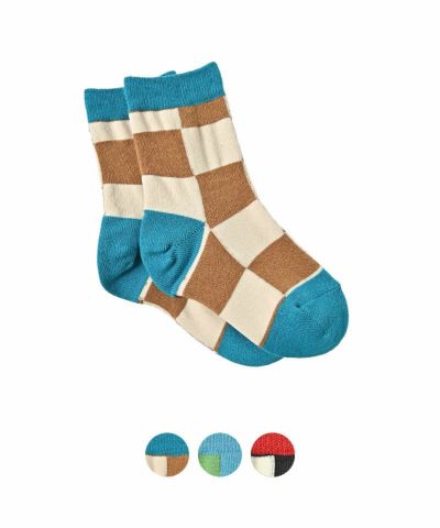 クルーソックスチェッカーフラッグ (9-18cm) ｜ 小物 ｜ 子供服