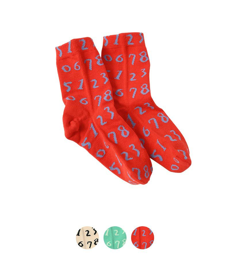 のん☻ ショートクルーソックス ナンバー（19-22cm） ｜ 小物 ｜ 子供服の