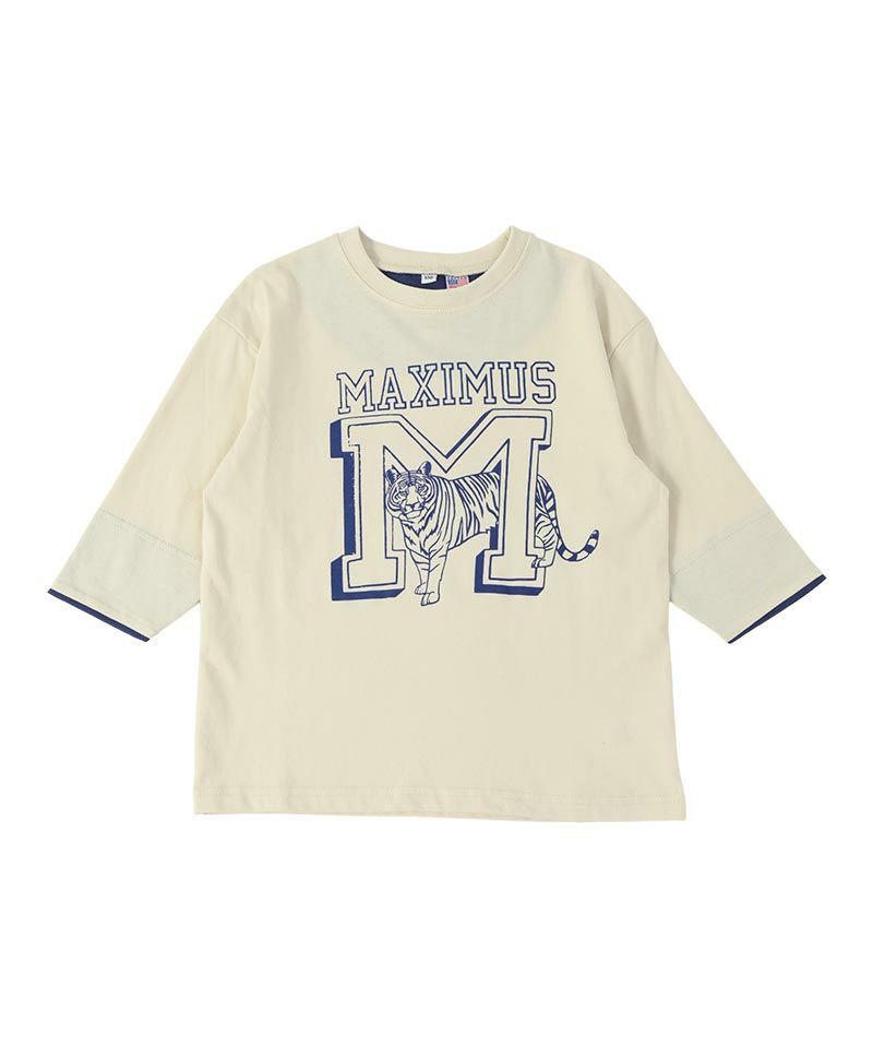 COTTON from U.S.A ロールアップ7分袖Tシャツ ｜ トップス ｜ 子供服の