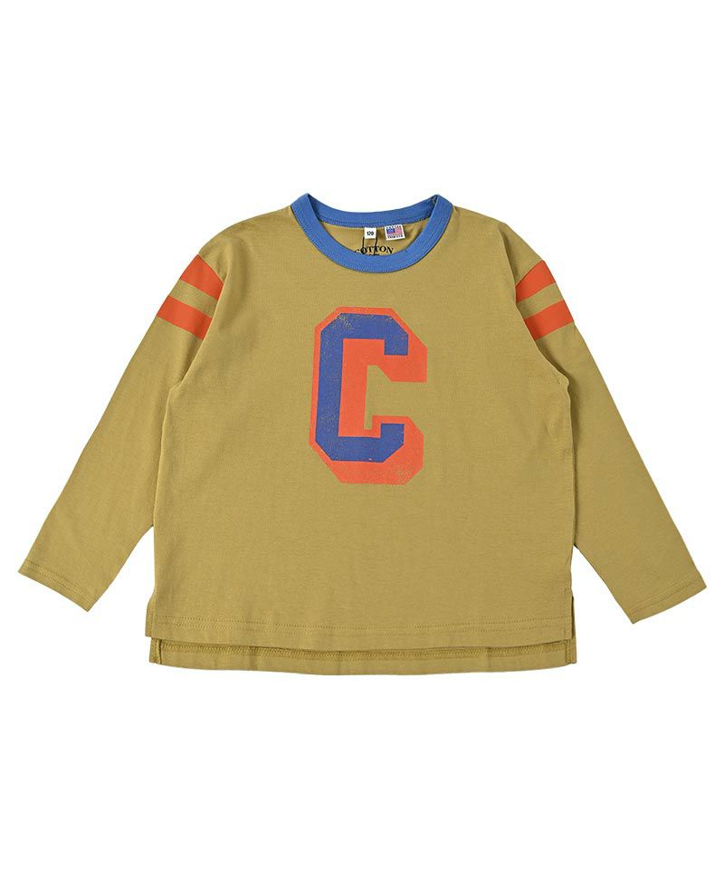 期間限定価格】COTTON from U.S.A ラインロンT ｜ トップス ｜ 子供服