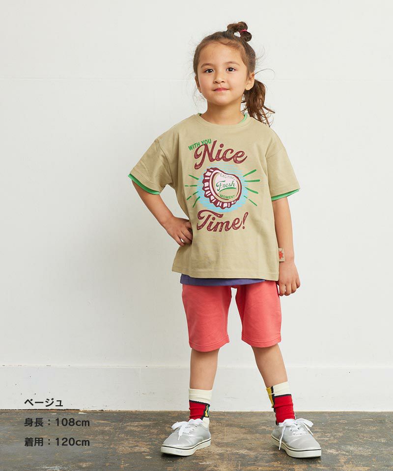 防汚加工半袖プリントTシャツ ｜ トップス ｜ 子供服のセレクト