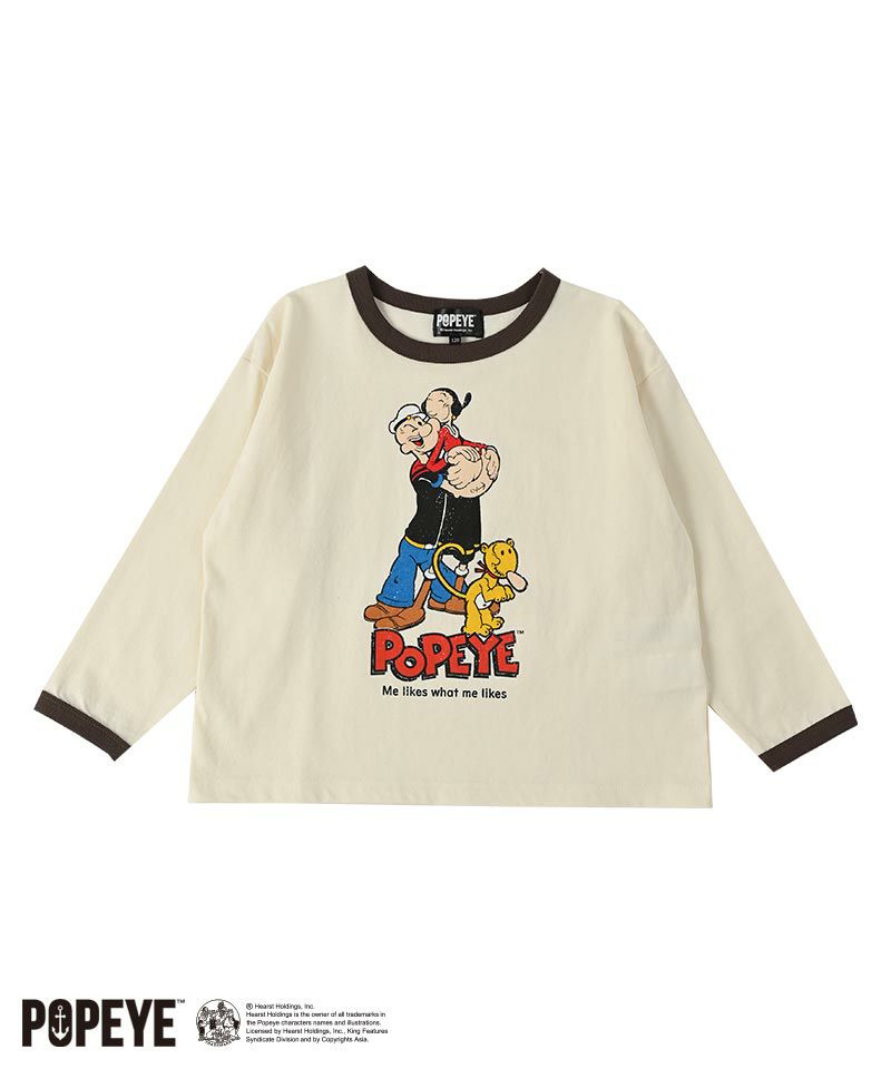 POPEYE プリントリンガーロンT ｜ トップス ｜ 子供服のセレクト