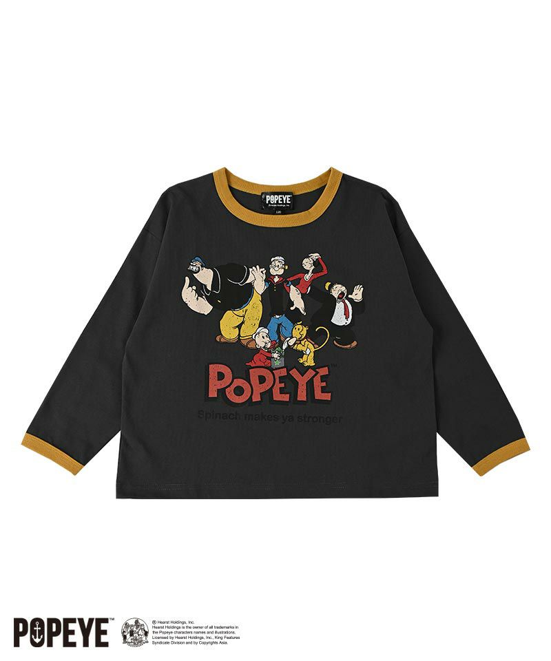 POPEYE プリントリンガーロンT ｜ トップス ｜ 子供服のセレクト