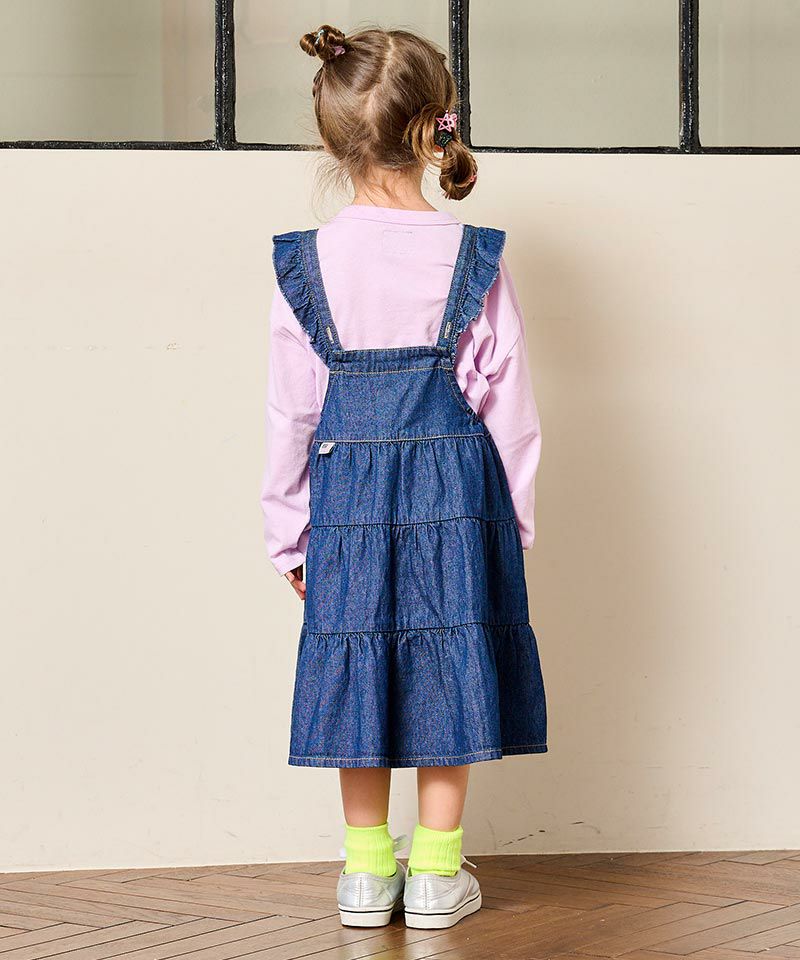 COTTON from U.S.Aデニムティアードワンピース ｜ ワンピース・ジャンパースカート ｜ 子供服のセレクトショップ MARKEY'S  ONLINE STORE マーキーズ公式通販