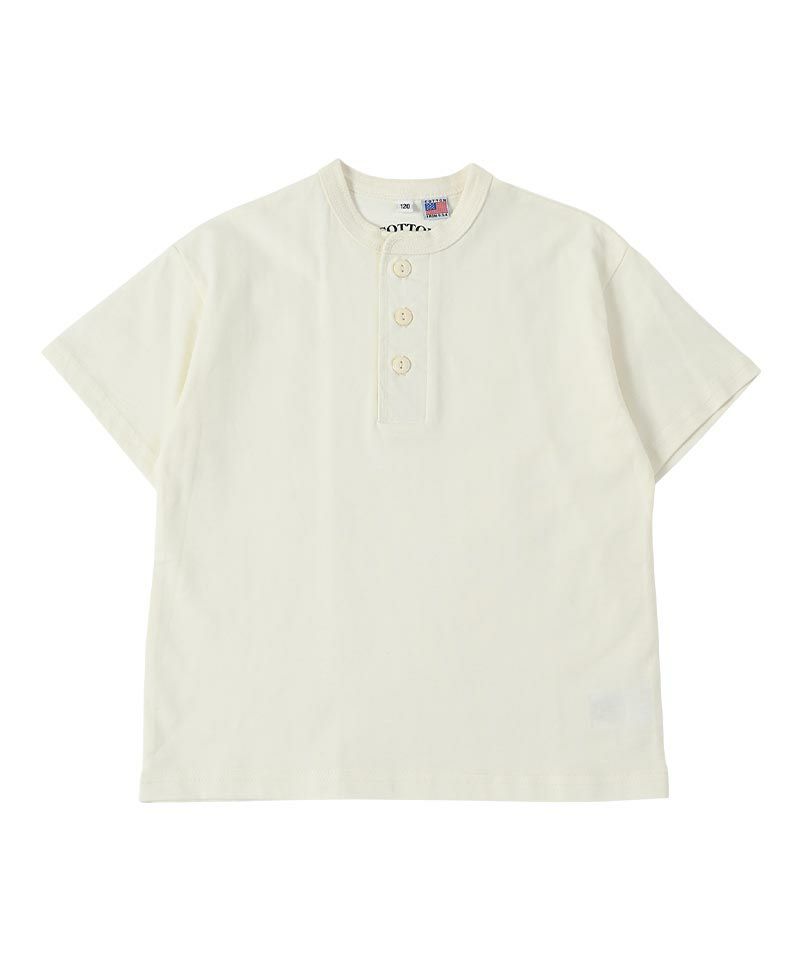 COTTON from U.S.A ヘンリーネック半袖Tシャツ ｜ トップス ｜ 子供服