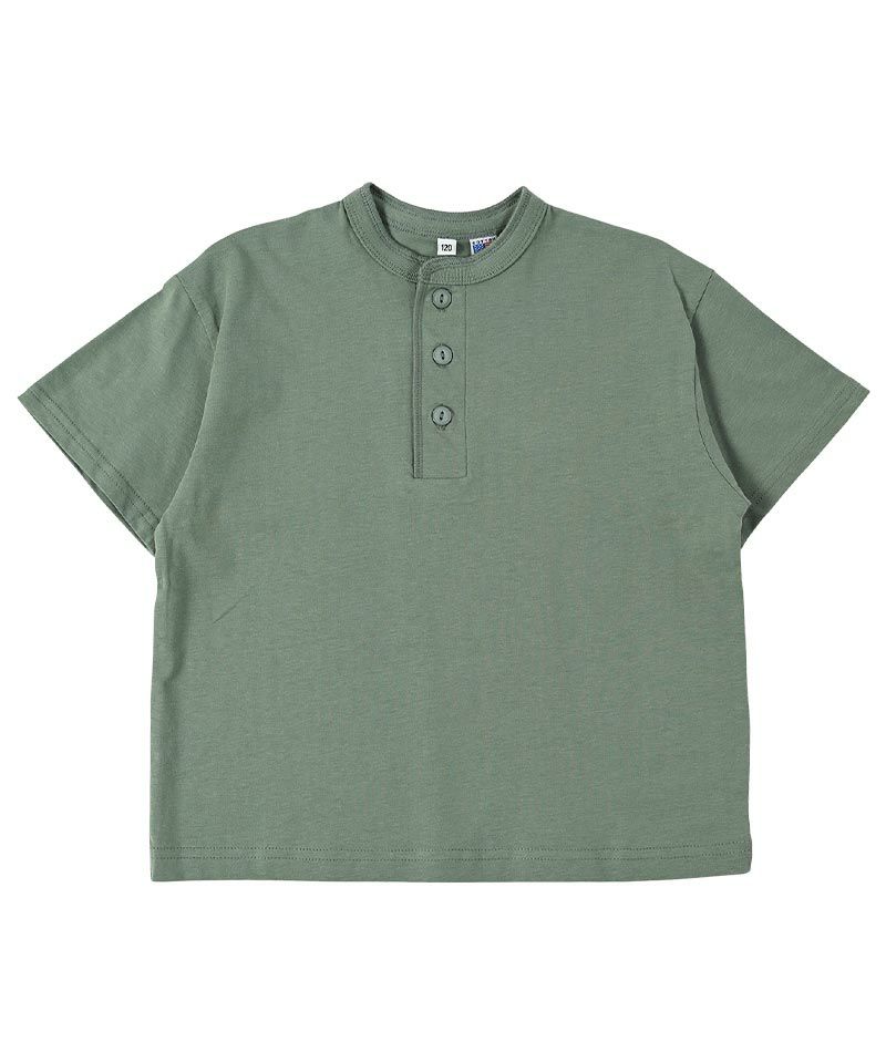 COTTON from U.S.A ヘンリーネック半袖Tシャツ ｜ トップス ｜ 子供服