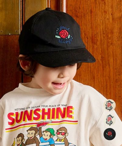 ネイビー刺繍ロゴキャップ 再値下げ価格】フロント刺繍ツイルキャップ | 小物 | 子供服の