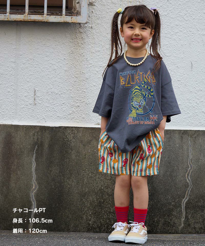 ロックプリントワイドTシャツ ｜ トップス ｜ 子供服のセレクト 