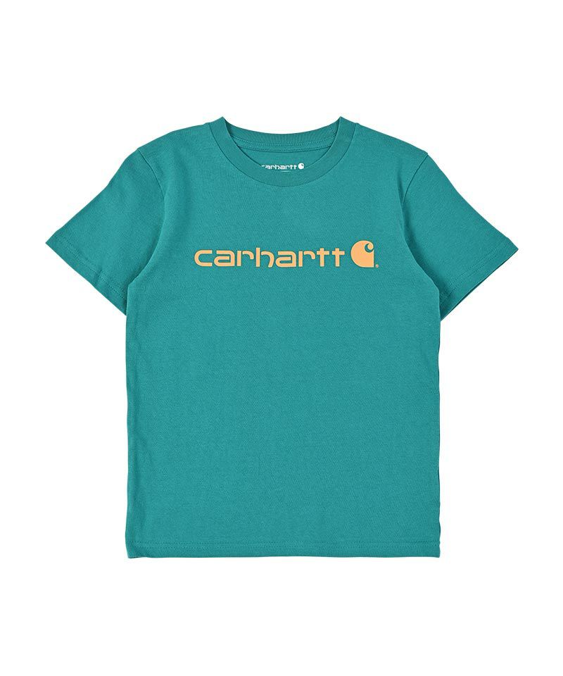 Tシャツ・カットソー Carhartt FW24 SHIRT WITH LOGO (I033691_2AB.XX) S/S UNIVERSITY T-SHIRT - Arcade / White