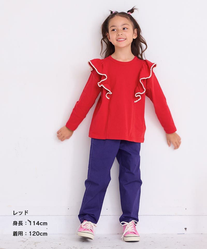 フリルシシュウロンティー ｜ トップス ｜ 子供服のセレクト