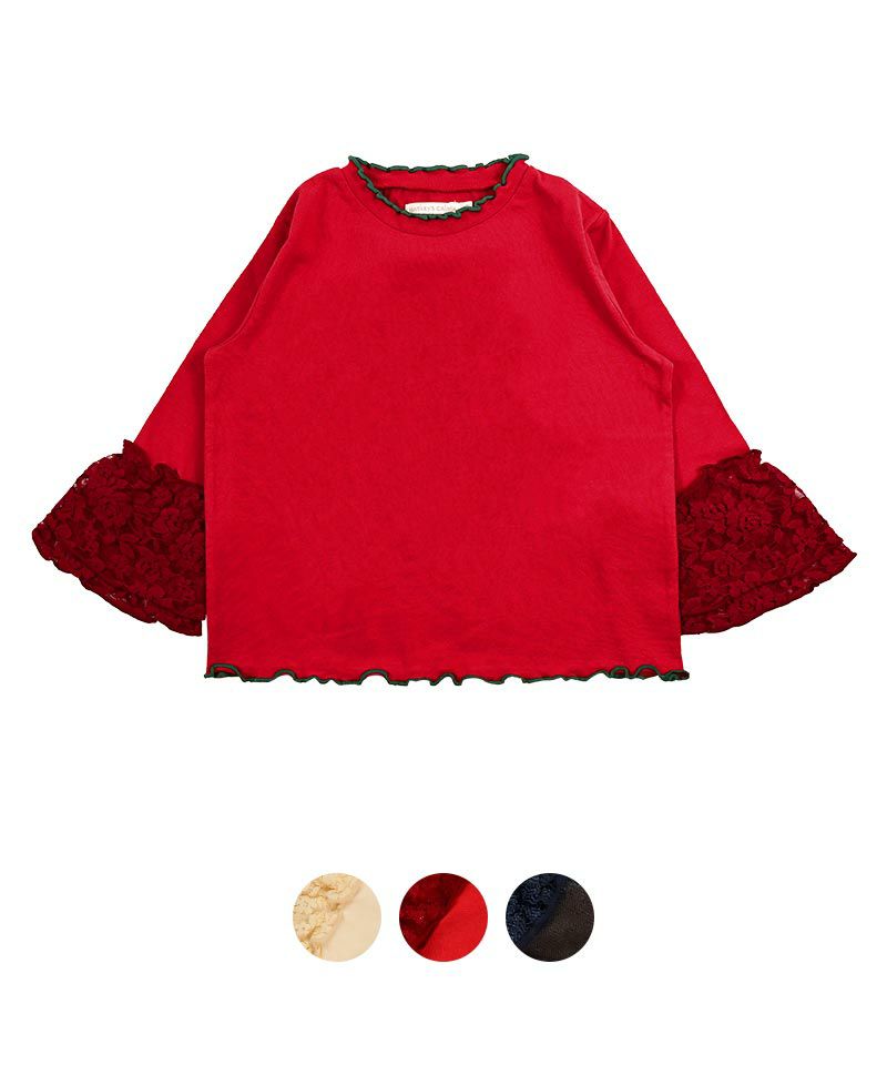 フリルシシュウロンティー ｜ トップス ｜ 子供服のセレクトショップ 