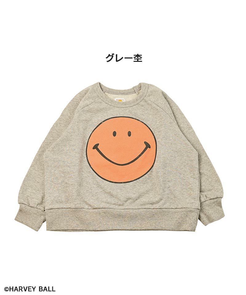 SMILEY FACE プリントトレーナー ｜ トップス ｜ 子供服のセレクトショップ MARKEY'S ONLINE STORE マーキーズ公式通販