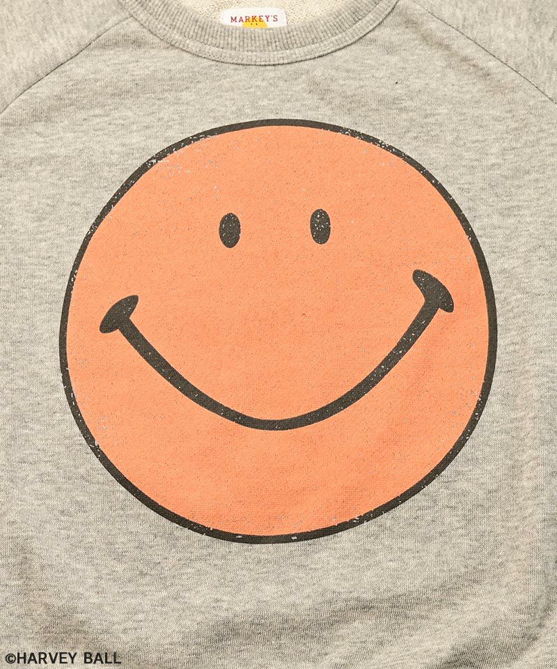 SMILEY FACE プリントトレーナー ｜ トップス ｜ 子供服のセレクトショップ MARKEY'S ONLINE STORE マーキーズ公式通販