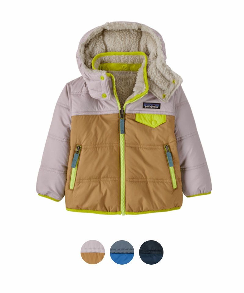 値下げ！美品 パタゴニア トリブルズ キッズ リバーシブルブルゾン 110㎝ パタゴニアPatagonia kids リバーシブル・トリブルズ・フーディ