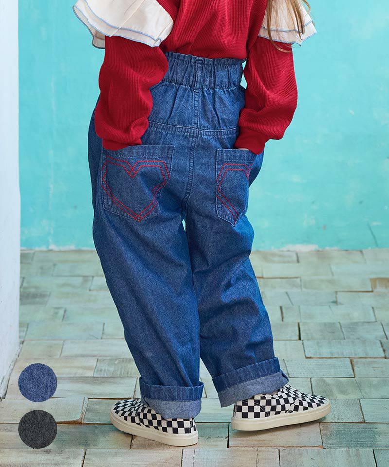 ハイウエストフリルデニムパンツ ｜ ボトムス ｜ 子供服のセレクト 