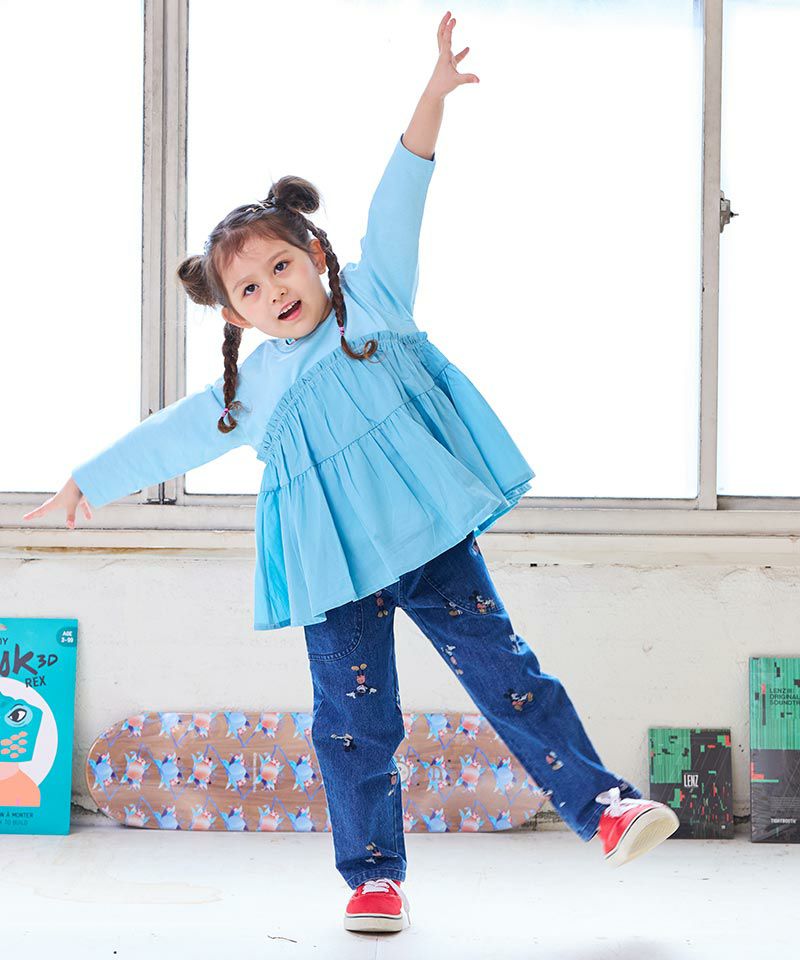 MARKEY'S BIG FIELD ワンピース デニム ミッキー ディズニー