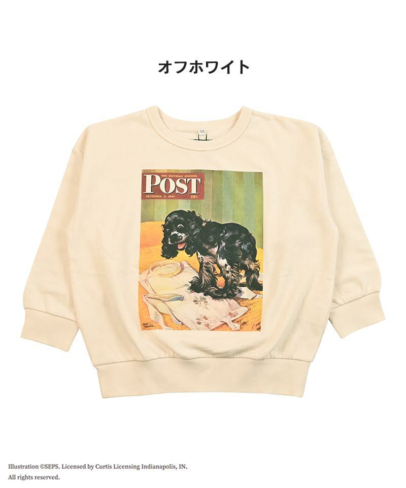 THE SATURDAY EVENING POST プリントトレーナー ｜ トップス