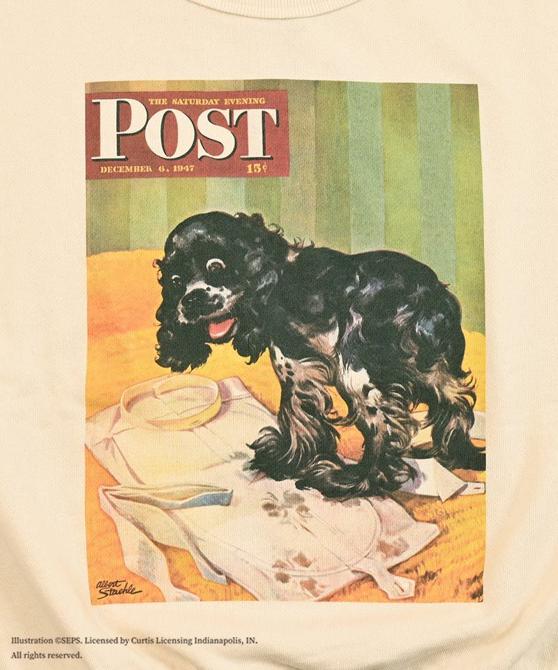 THE SATURDAY EVENING POST プリントトレーナー ｜ トップス