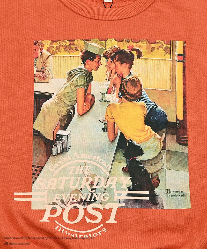 LEPSIM｜【The Saturday Evening Post】イラストスウェット