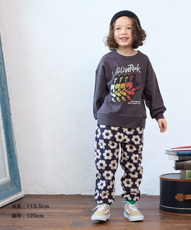 OUTLET】総柄フリースパンツ ｜ ボトムス ｜ 子供服のセレクトショップ