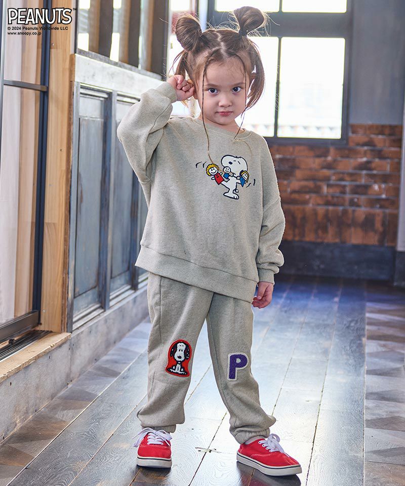 スヌーピー/ワッペンスウェットパンツ ｜ ボトムス ｜ 子供服の 