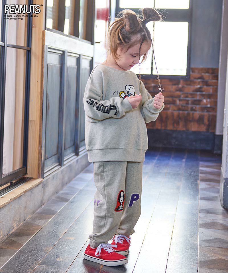 スヌーピー/ワッペンスウェットパンツ ｜ ボトムス ｜ 子供服の 
