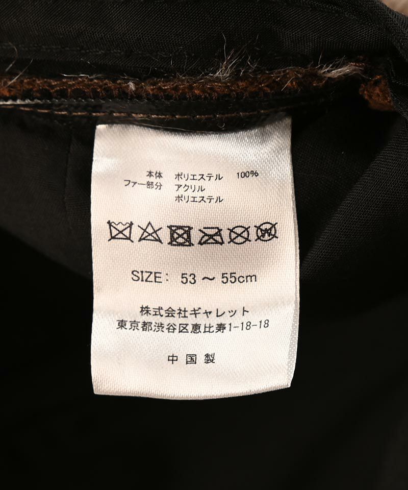 フライトキャップ AIVER Atelier Made 強撚ギャバ撥水フライトキャップ MADE IN JAPAN