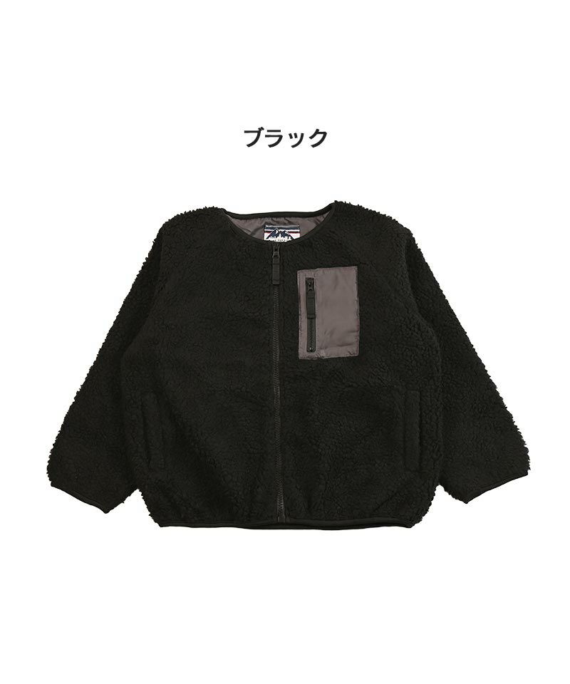 ノーカラーボアジャケット ｜ アウター・羽織り ｜ 子供服のセレクト  