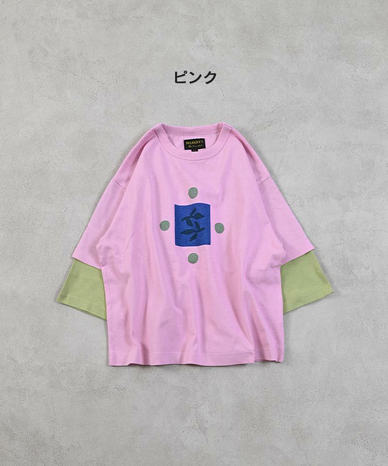 プリントレイヤードロンティー ｜ トップス ｜ 子供服のセレクト