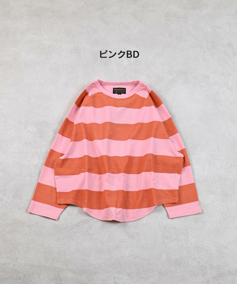 太ボーダーラグランロンティー ｜ トップス ｜ 子供服のセレクト