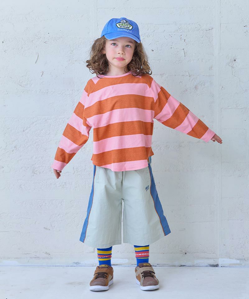 太ボーダーラグランロンティー ｜ トップス ｜ 子供服のセレクト