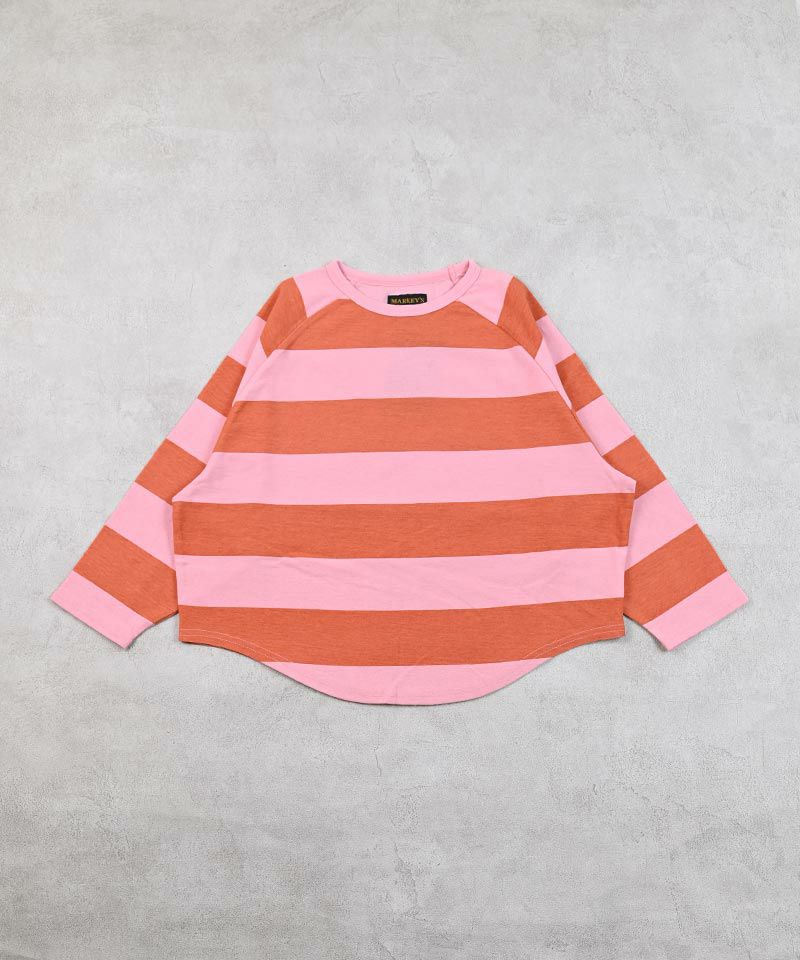 grancy ボーダーロンT Sサイズ GRANCY】総柄ラインストーングラフィックロンT グランシー