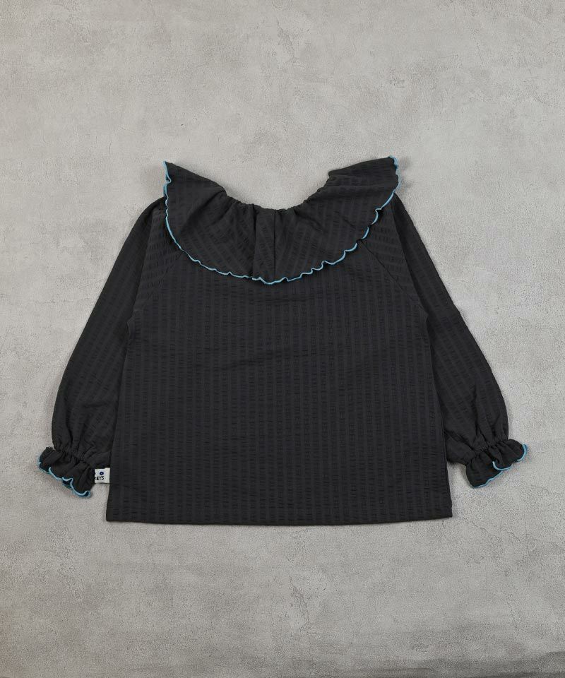 RiCO SUCRE 子供服 女の子 カレッジロゴ ロングTシャツ トップス