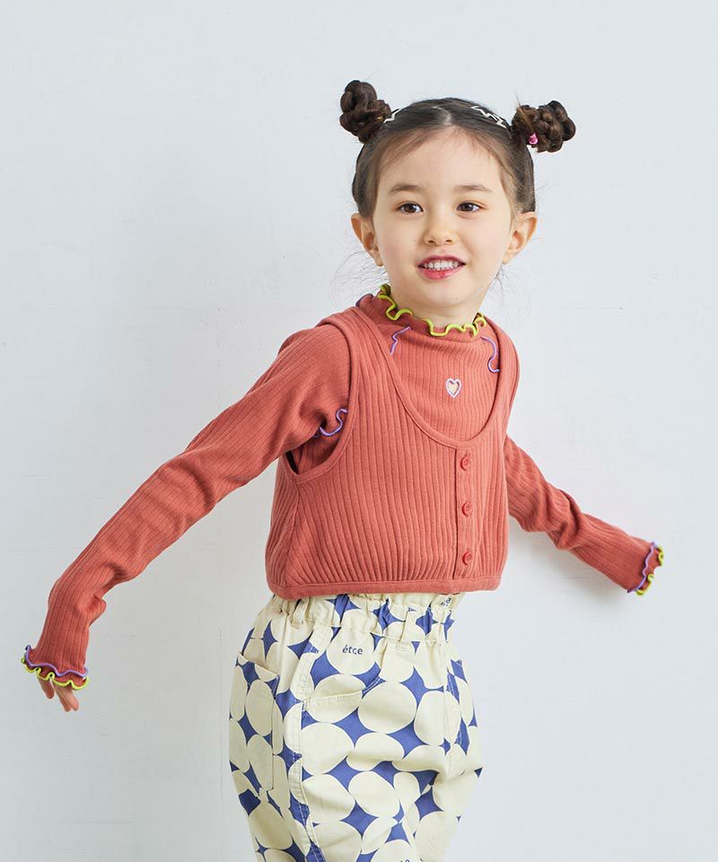 リブショートタンクトップ ｜ トップス ｜ 子供服のセレクト