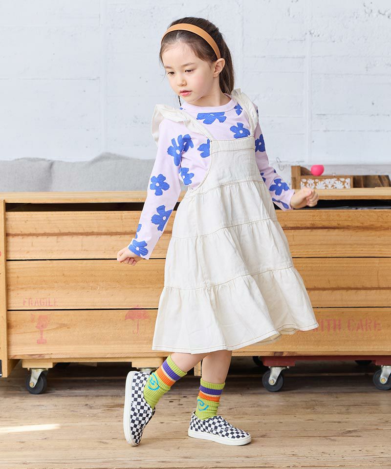 COTTON from U.S.Aデニムティアードワンピース ｜ ワンピース