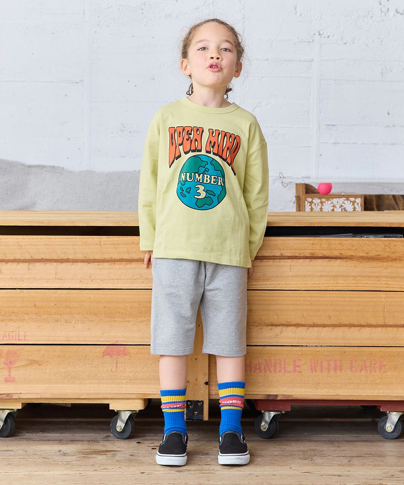 防汚加工サルエルストレッチショーツ ｜ ボトムス ｜ 子供服の