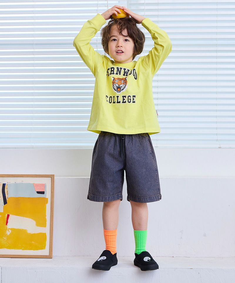 ケミカルW+オーバーダイショートパンツ ｜ ボトムス ｜ 子供服の 