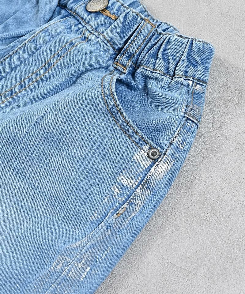 Sean John シルバー デニムパンツ　光沢　36 Sean John シルバー デニムパンツ 光沢 36